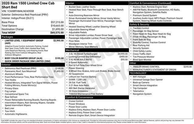 2020 RAM 1500 Limited
