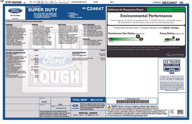 2021 Ford F-350SD Platinum