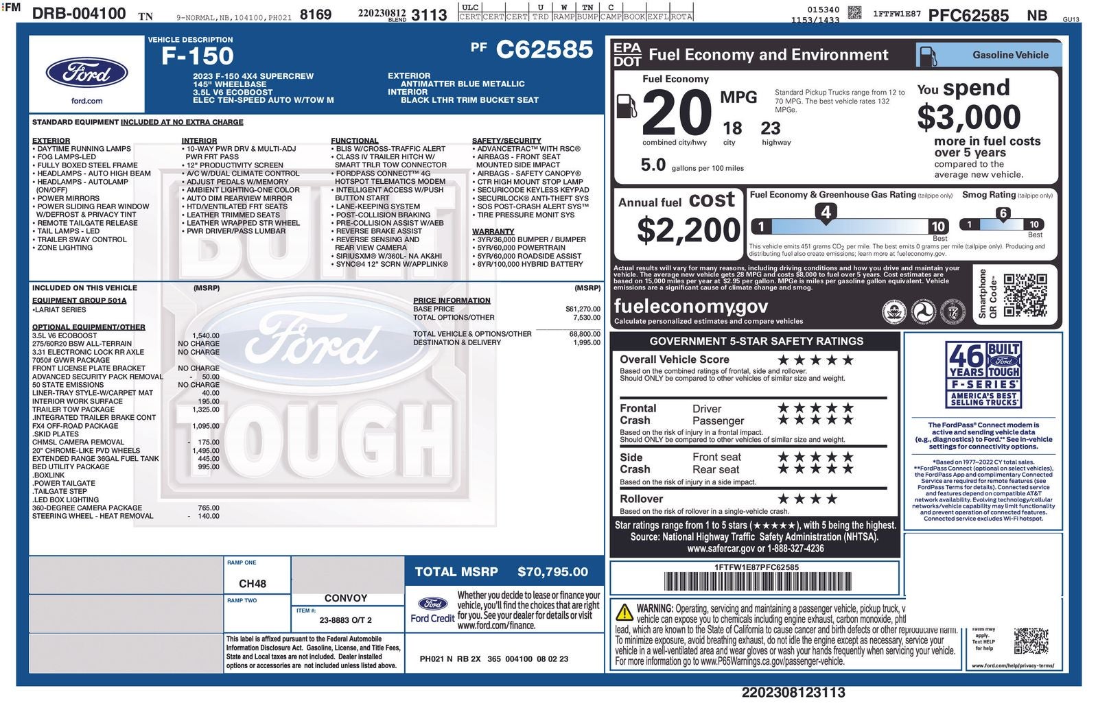 2023 Ford F-150 Lariat