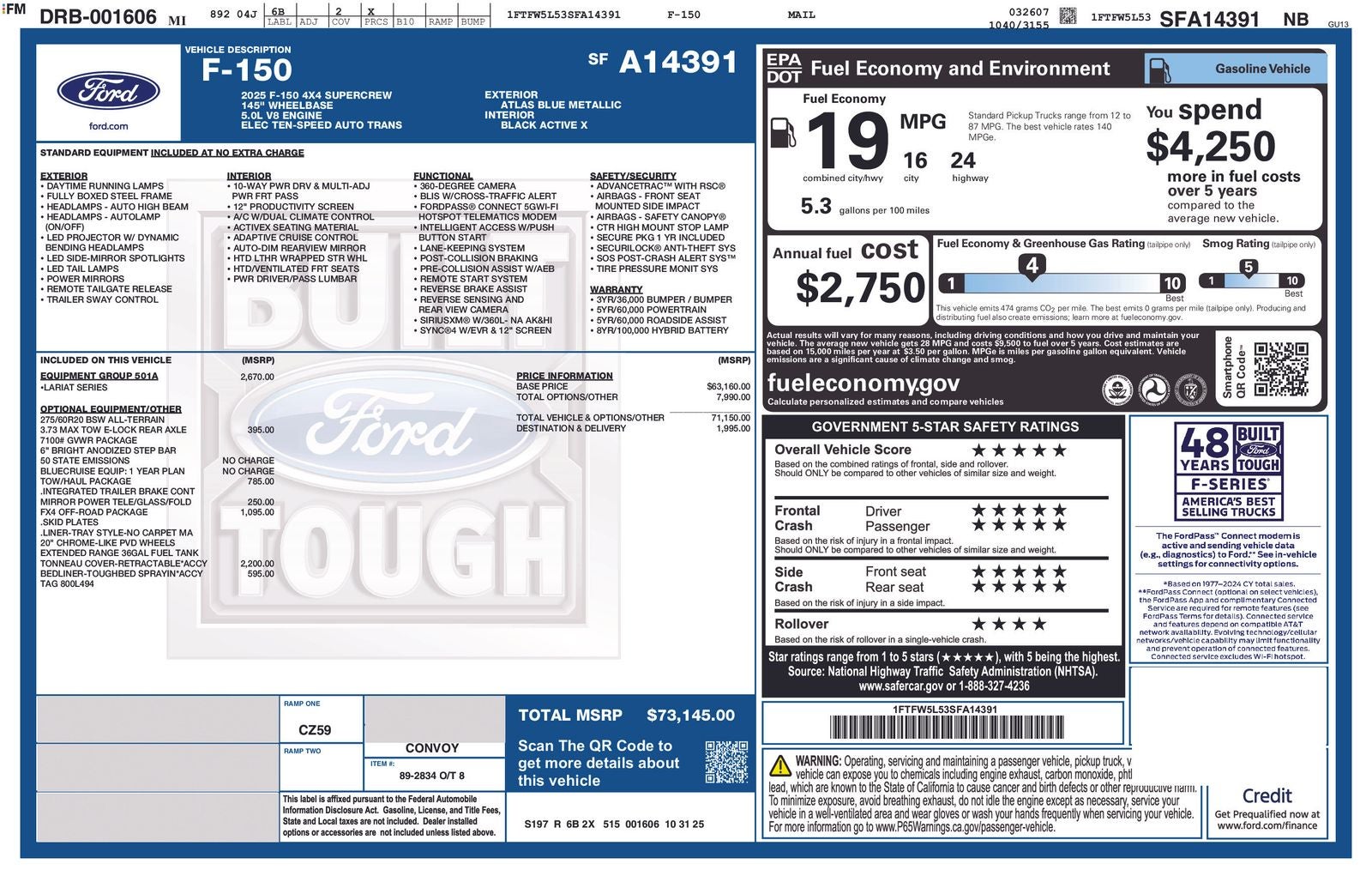 2025 Ford F-150 Lariat