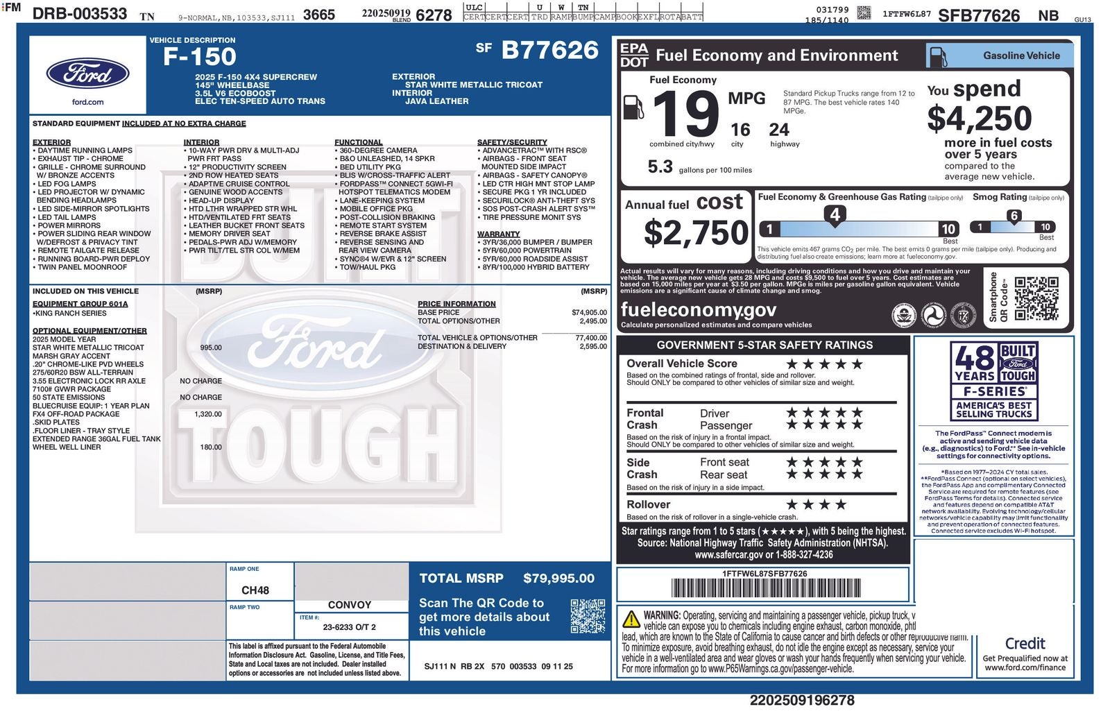 2025 Ford F-150 King Ranch