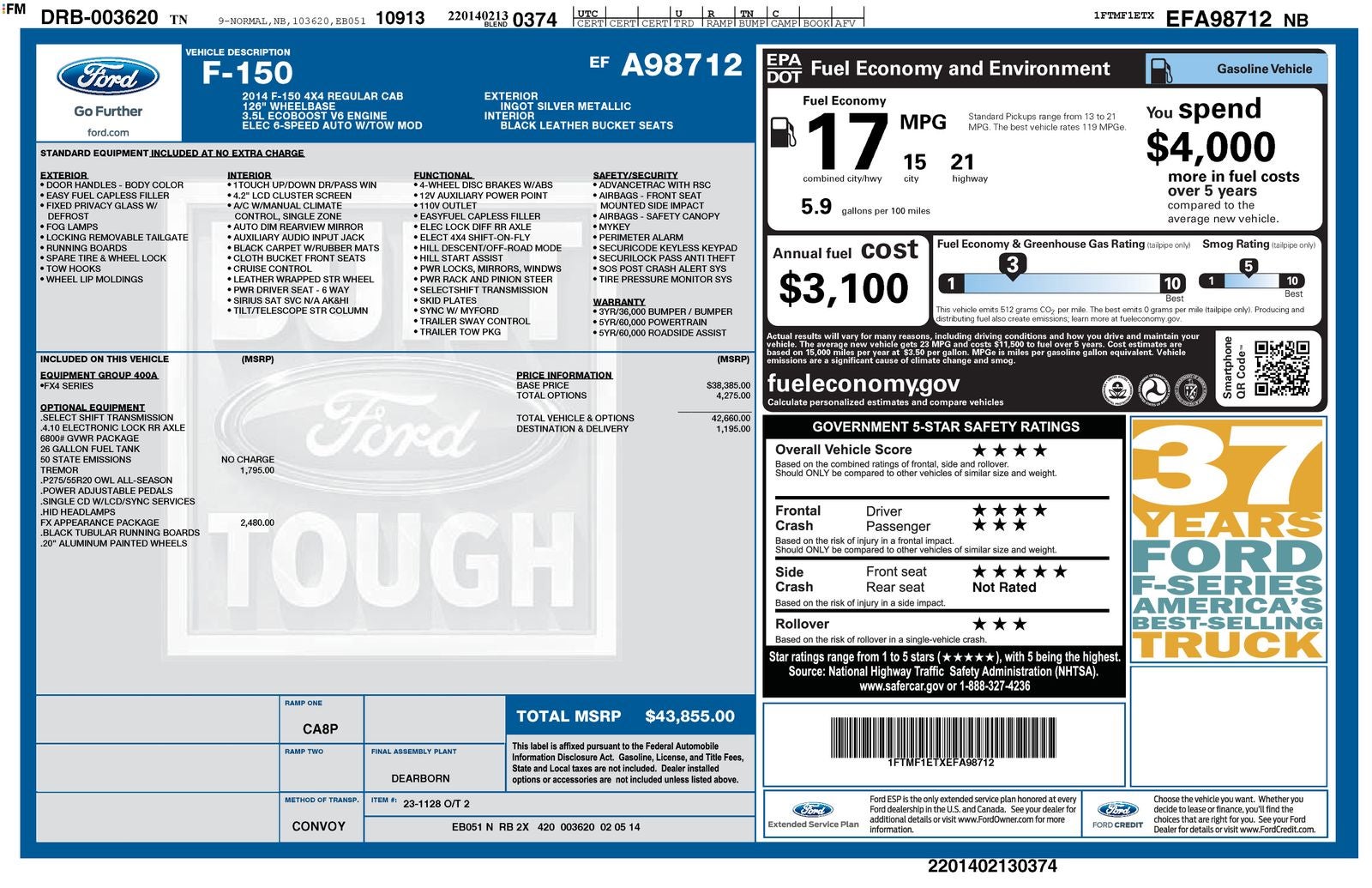 2014 Ford F-150 FX4