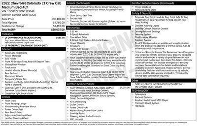 2022 Chevrolet Colorado LT