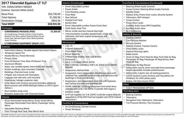 2017 Chevrolet Equinox LT