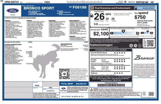 2024 Ford Bronco Sport Heritage