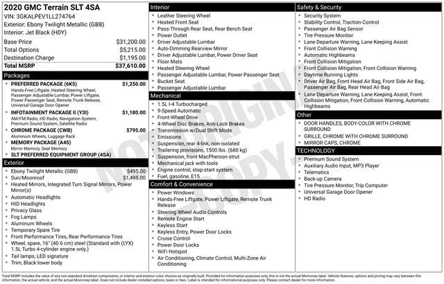 2020 GMC Terrain SLT