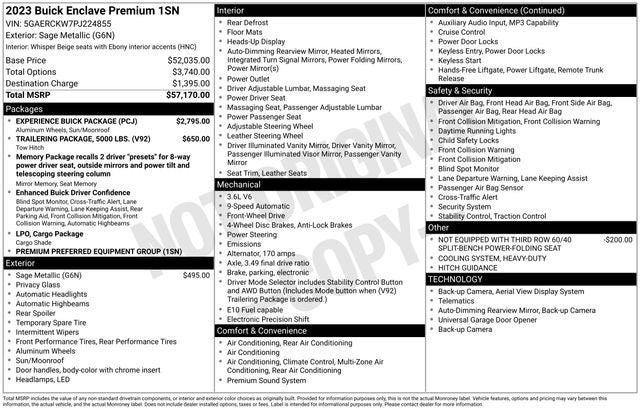 2023 Buick Enclave Premium Group