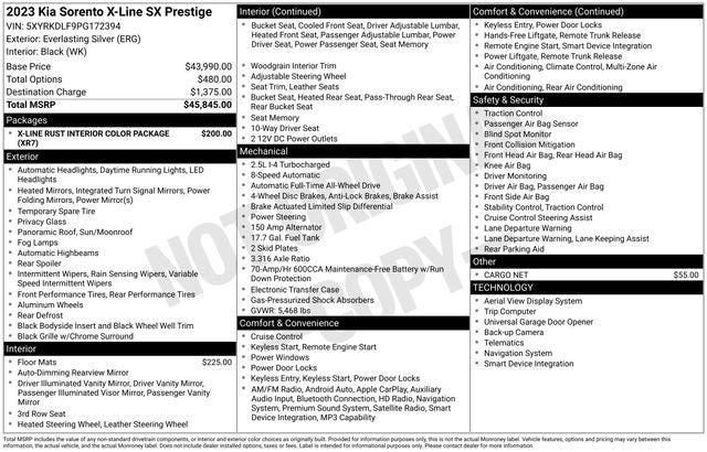 2023 Kia Sorento X-Line SX Prestige