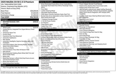 2025 Mazda Mazda CX-50 2.5 S Premium Package