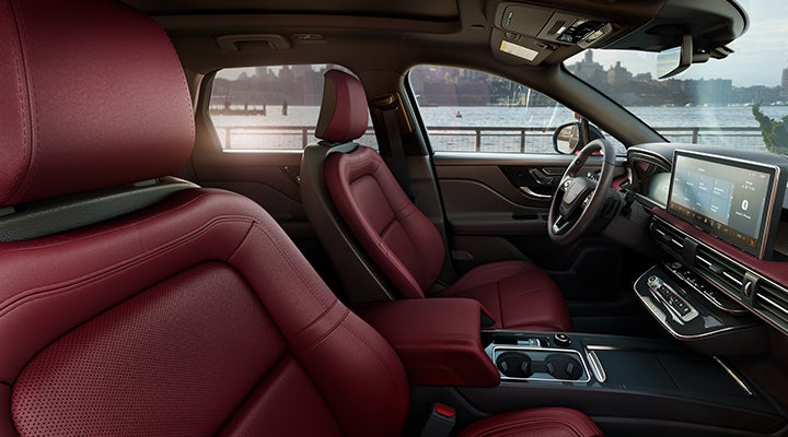 The available Perfect Position front seats in the 2024 Lincoln Corsair® SUV are shown. | Jenkins & Wynne Lincoln in Clarksville TN
