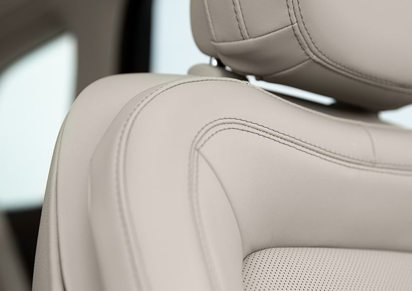 Fine craftsmanship is shown through a detailed image of front-seat stitching. | Jenkins & Wynne Lincoln in Clarksville TN