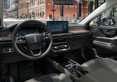 The interior dashboard of 2024 Lincoln Corsair® SUV is shown here. | Jenkins & Wynne Lincoln in Clarksville TN
