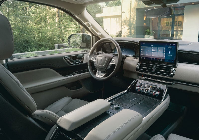 The calming interior of a 2024 Lincoln Navigator® SUV is shown.