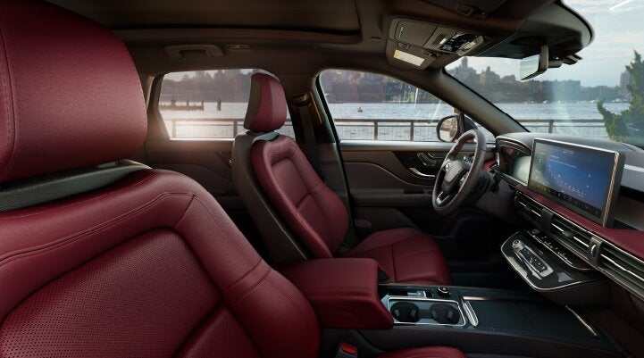 The available Perfect Position front seats in the 2025 Lincoln Corsair® SUV are shown. | Jenkins & Wynne Lincoln in Clarksville TN