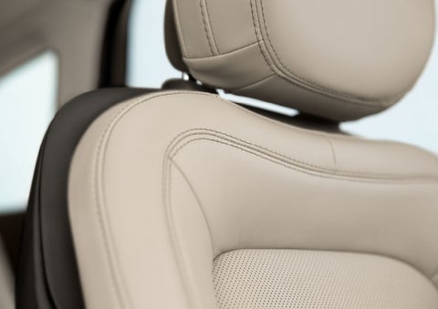 Fine craftsmanship is shown through a detailed image of front-seat stitching. | Jenkins & Wynne Lincoln in Clarksville TN