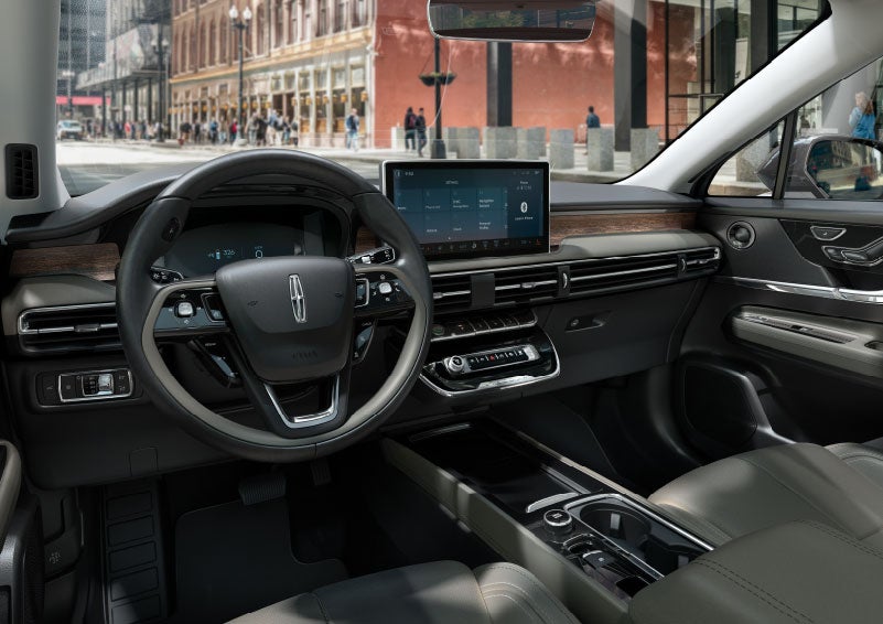 The interior dashboard of 2024 Lincoln Corsair® SUV is shown here. | Jenkins & Wynne Lincoln in Clarksville TN