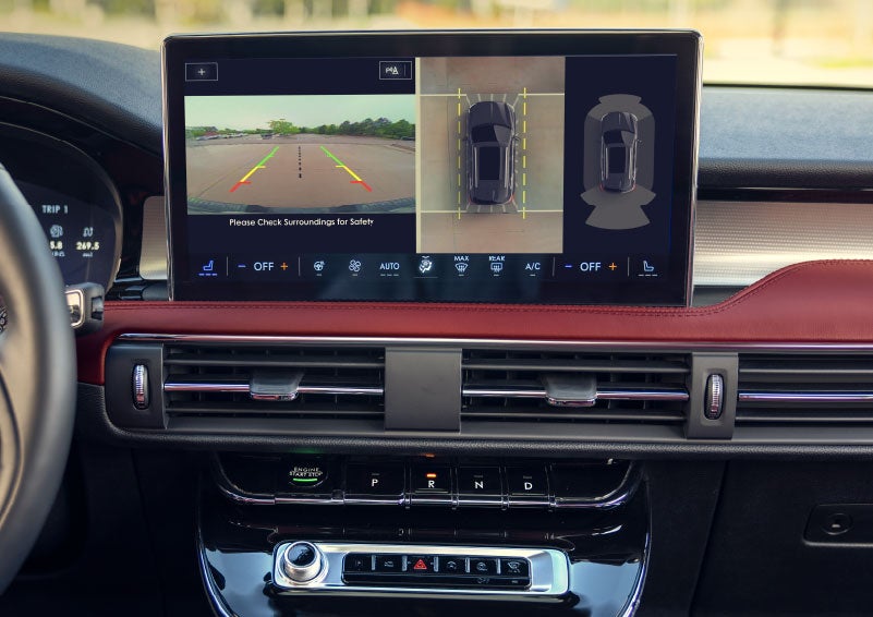 The large center touchscreen of a 2024 Lincoln Corsair® SUV is shown. | Jenkins & Wynne Lincoln in Clarksville TN