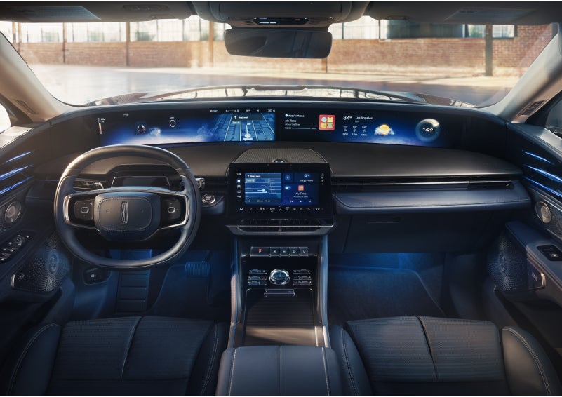 The panoramic display is shown in a 2026 Lincoln Nautilus® SUV. | Jenkins & Wynne Lincoln in Clarksville TN