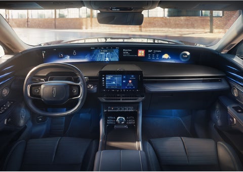 The panoramic display is shown in a 2026 Lincoln Nautilus® SUV. | Jenkins & Wynne Lincoln in Clarksville TN