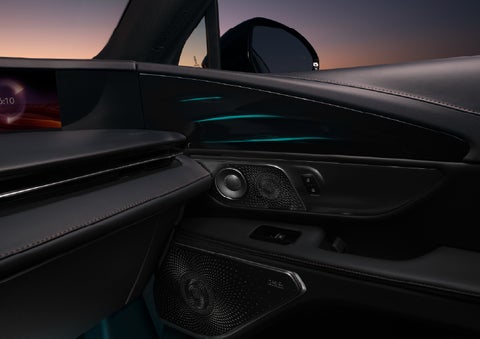 Selectable ambient lighting glows in the passenger door panel. | Jenkins & Wynne Lincoln in Clarksville TN