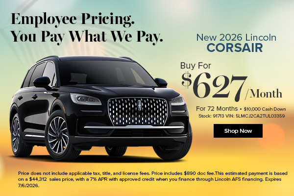 New 2026 Lincoln Corsair 