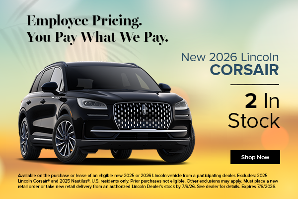 New 2026 Lincoln Corsair 