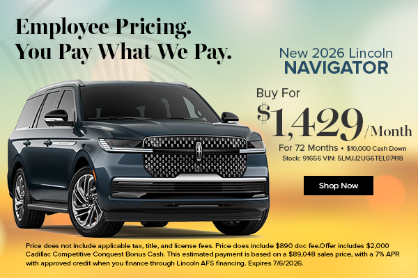 New 2026 Lincoln Navigator 
