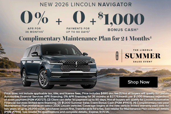 New 2026 Lincoln Navigator 