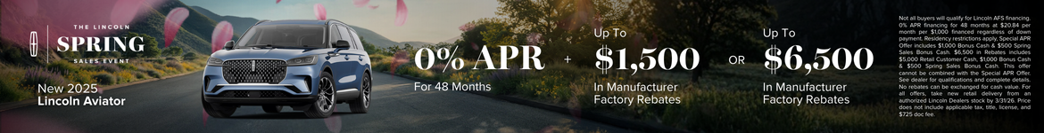 New 2025 Lincoln Aviator