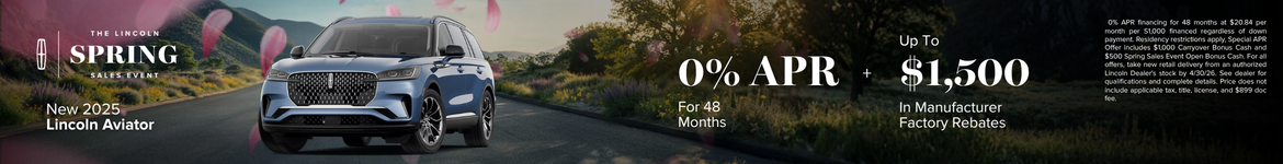 New 2025 Lincoln Aviator 