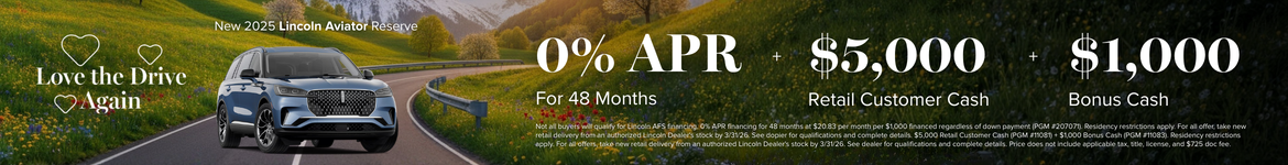 New 2025 Lincoln Aviator