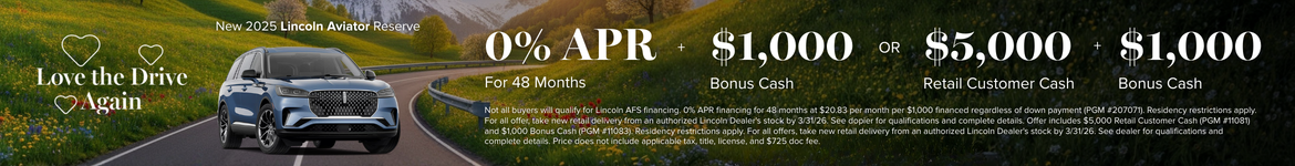 New 2025 Lincoln Aviator Reserve