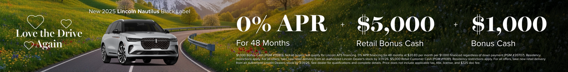 New 2025 Lincoln Nautilus