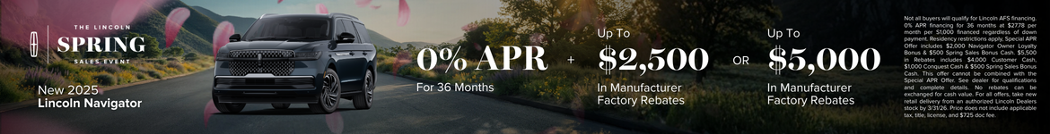 New 2025 Lincoln Navigator