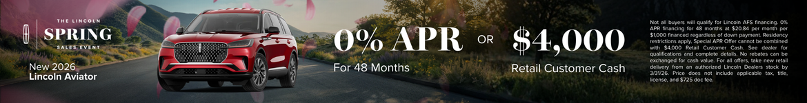 New 2026 Lincoln Aviator 