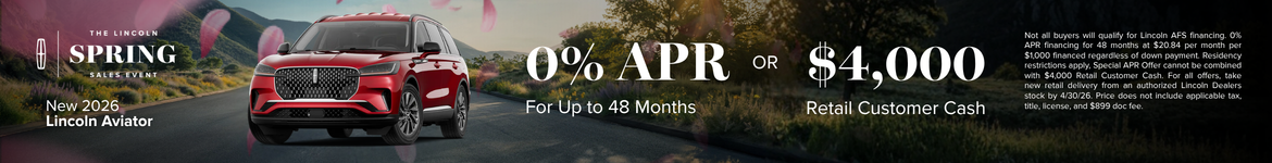 New 2026 Lincoln Aviator 