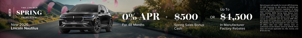 New 2026 Lincoln Nautilus 