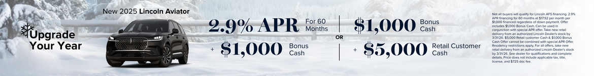 New 2025 Lincoln Aviator