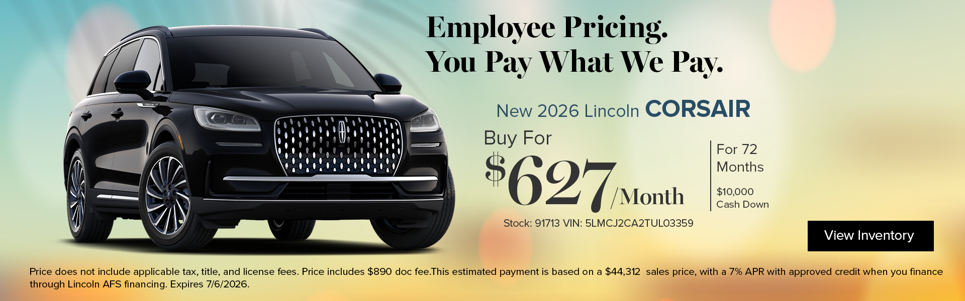 New 2026 Lincoln Corsair 