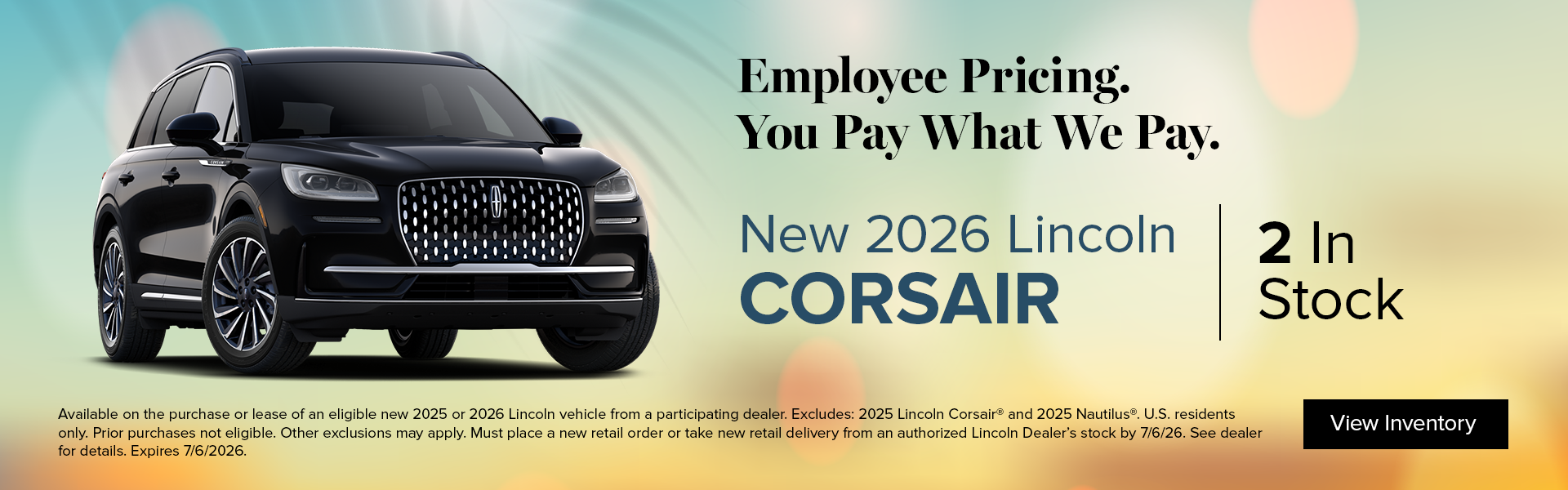 New 2026 Lincoln Corsair 