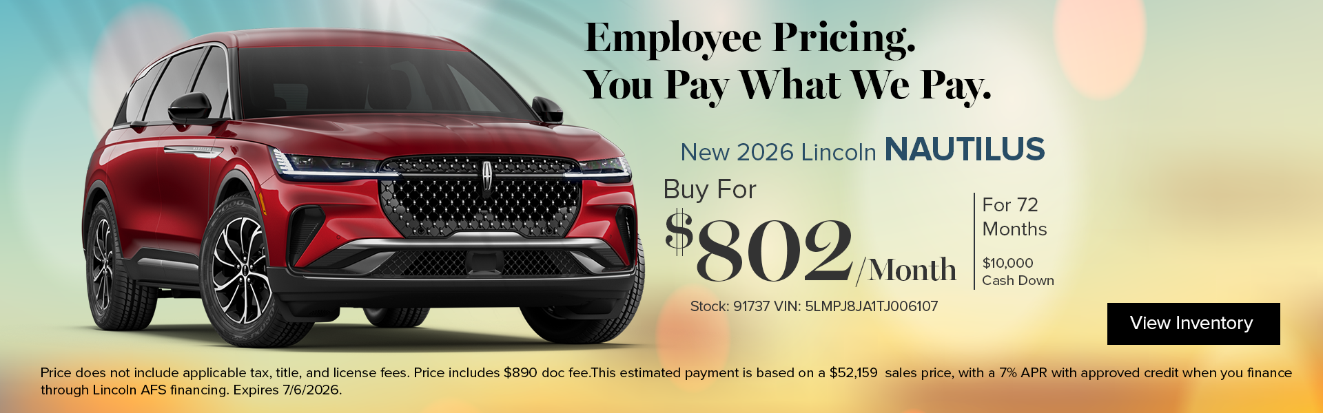 New 2026 Lincoln Nautilus 
