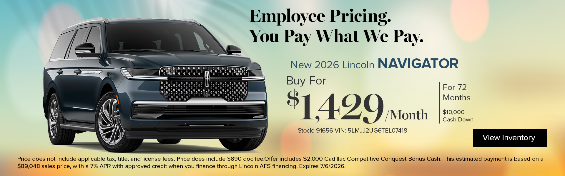 New 2026 Lincoln Navigator 