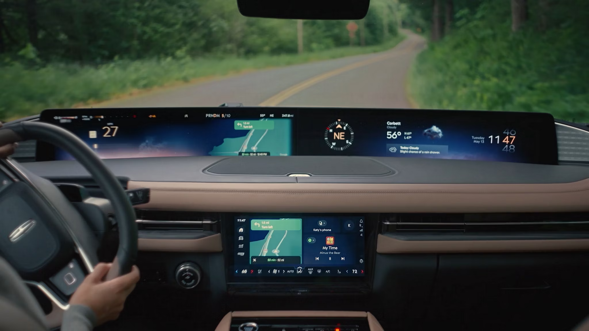 2026 Lincoln Navigator panoramic dashboard display